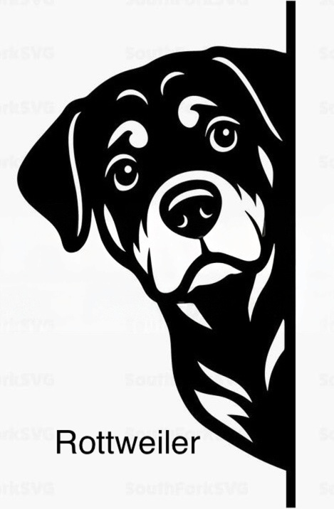 Bathroom dog signs