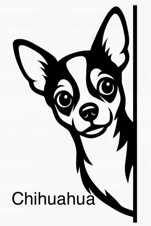 Bathroom dog signs