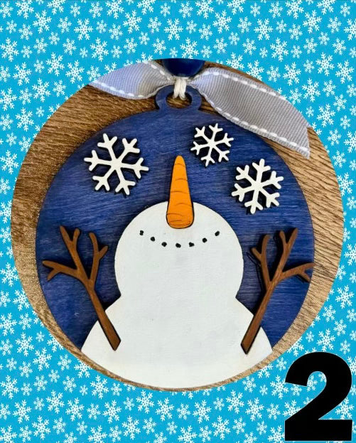 Snowman DIY Ornament Kit