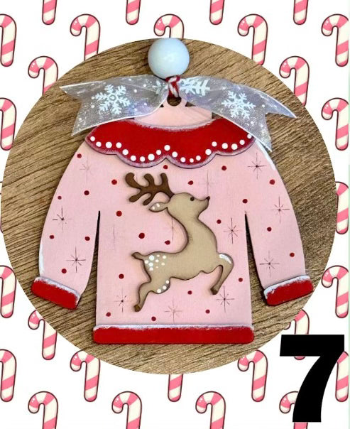 Reindeer Sweater DIY Ornament Kit