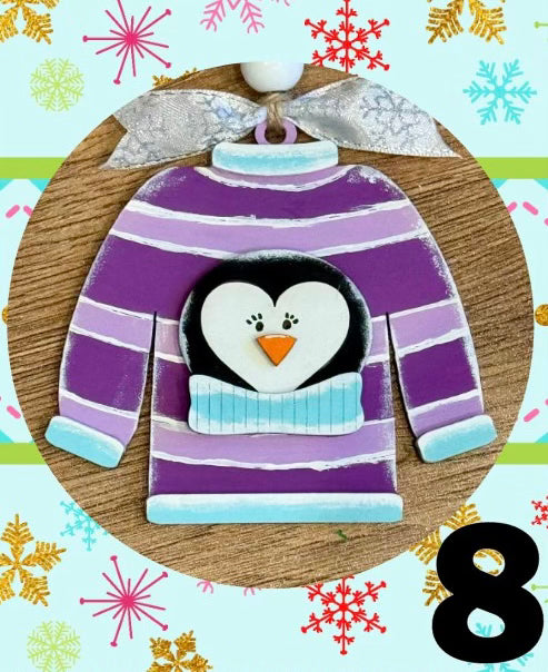 Penguin Sweater DIY Ornament Kit