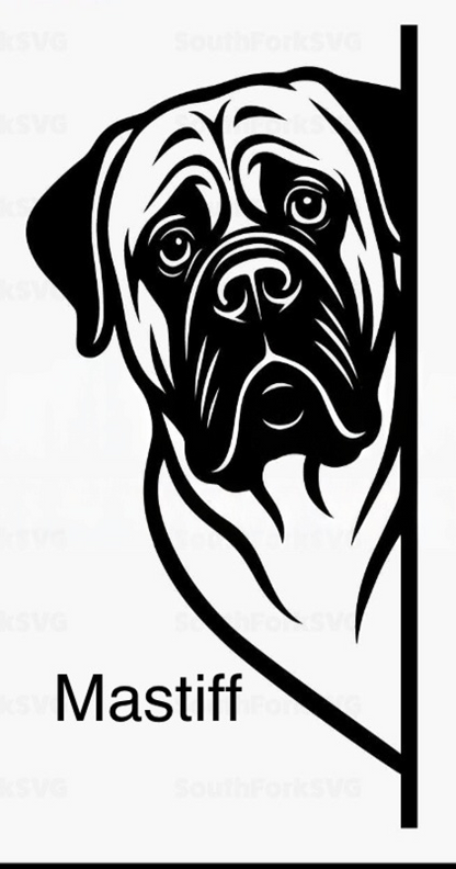 Bathroom dog signs