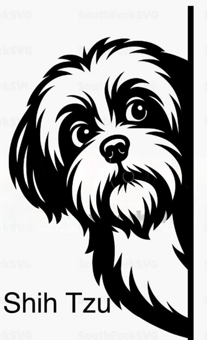 Bathroom dog signs
