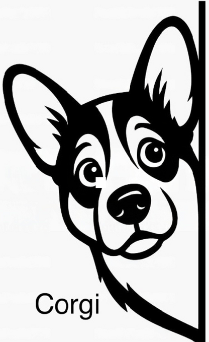 Bathroom dog signs