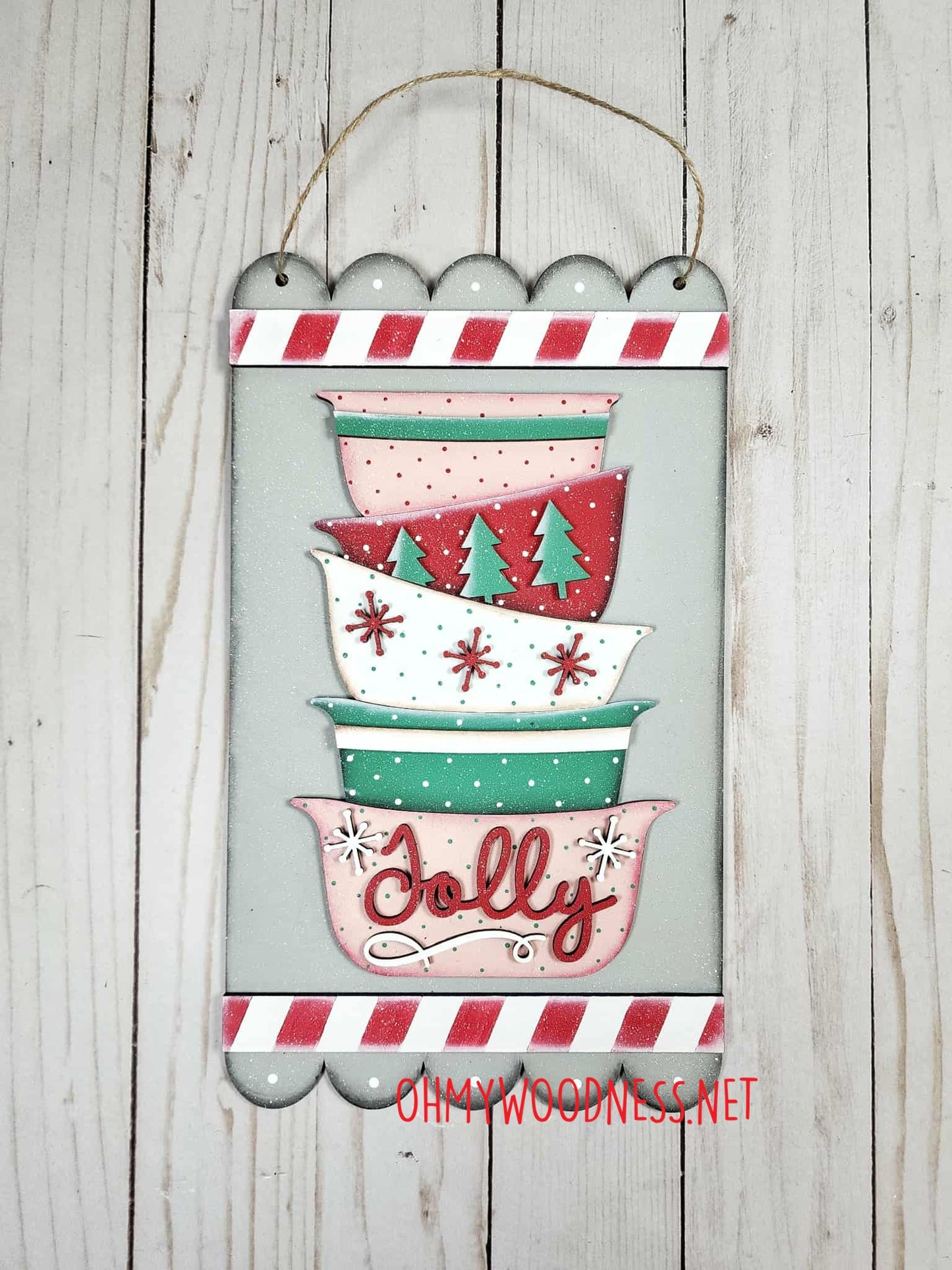 Baking Spirits Bright Door Hanger - 10.5 inches - DIY