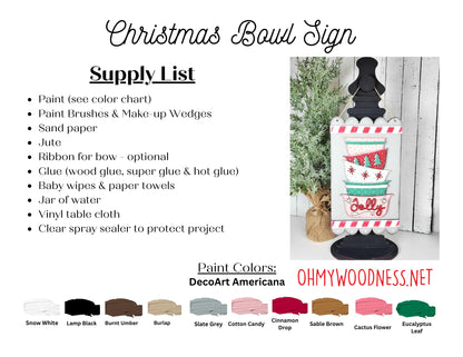 Baking Spirits Bright Door Hanger - 10.5 inches - DIY