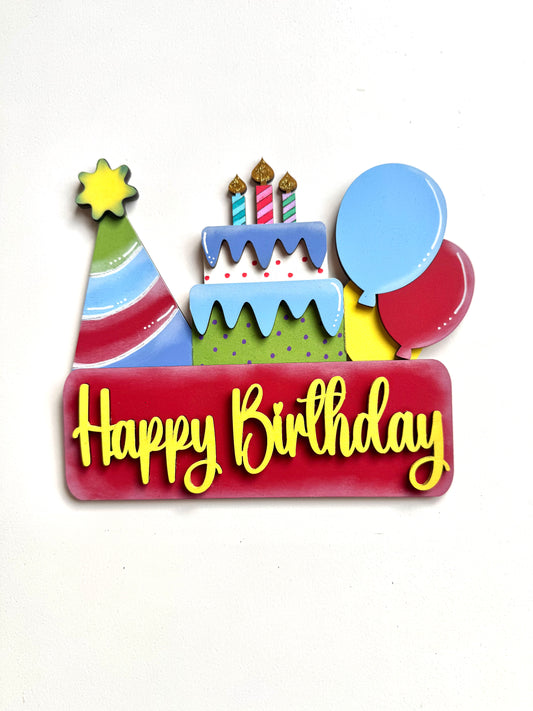 Happy Birthday Insert for Breadboard