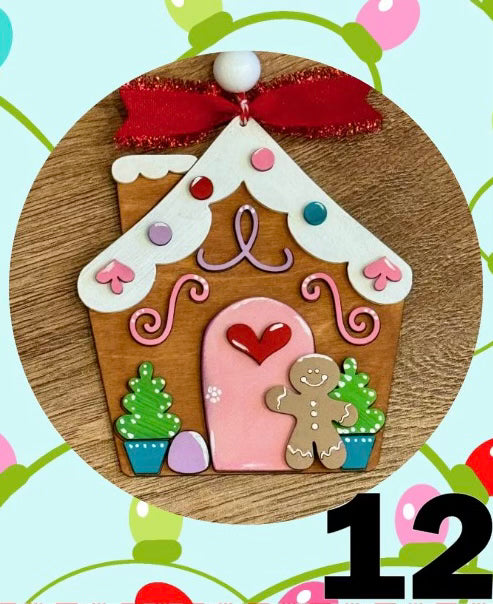 Gingerbread House DIY Ornament Kit