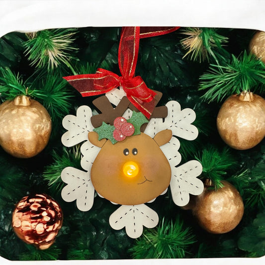 Reindeer tea light ornament - DIY