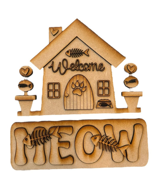 Home is where the Cat is Breadboard Insert - NEW!