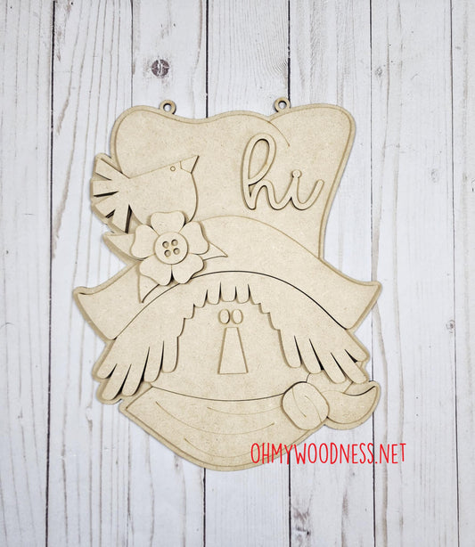 Harvest Scarecrow Door Hanger - DIY