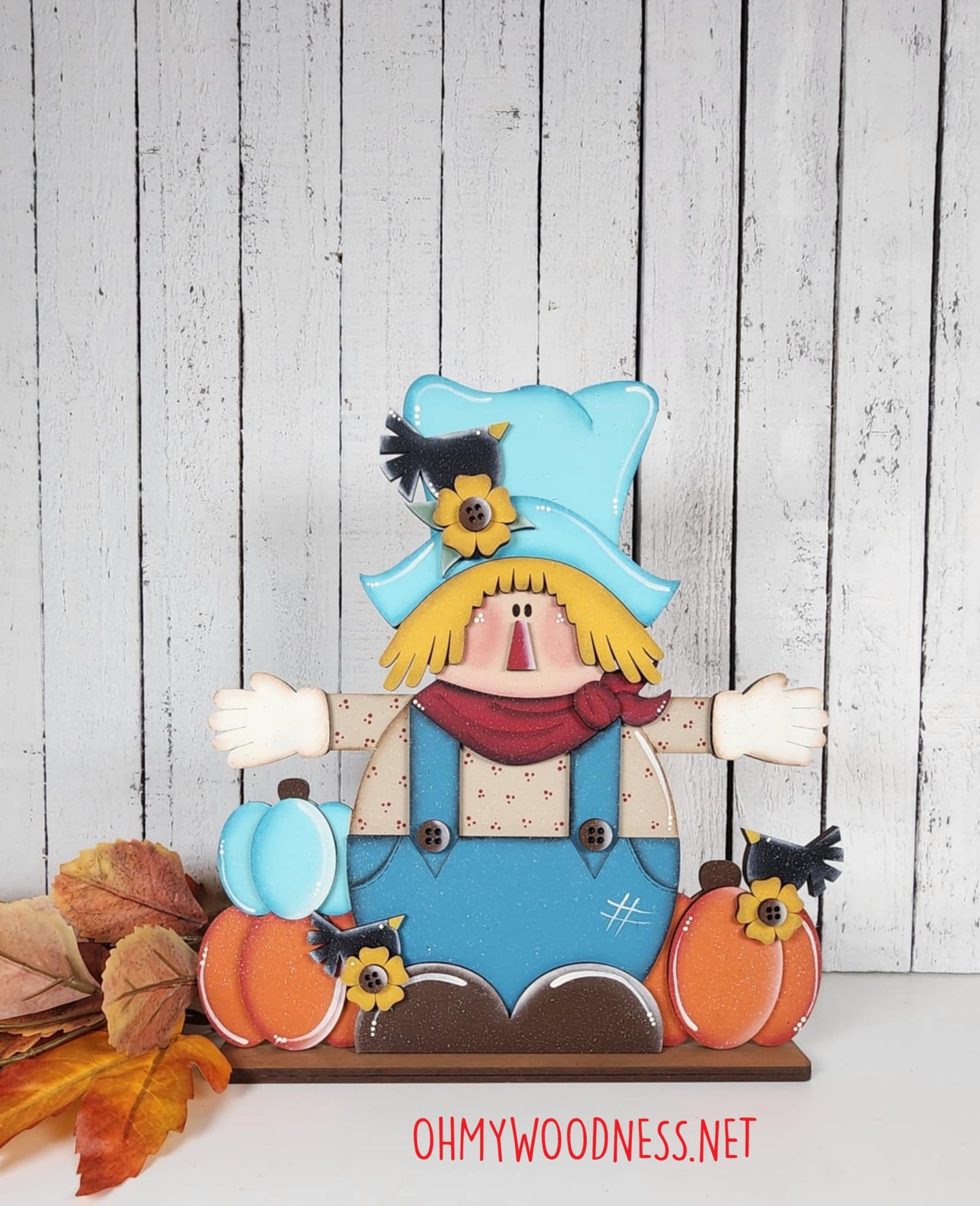 Harvest Scarecrow Shelf Sitter - DIY