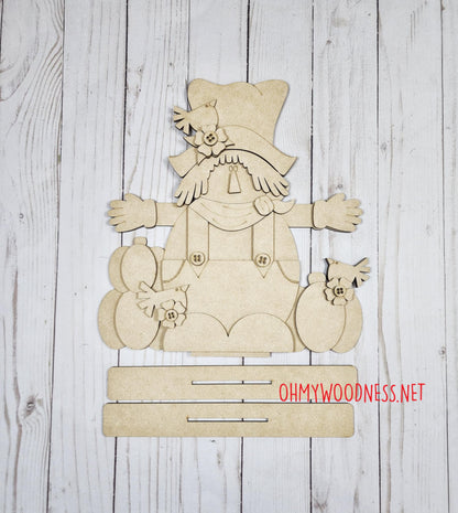 Harvest Scarecrow Shelf Sitter - DIY