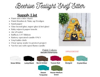 Votive Hive Shelf Sitter - DIY