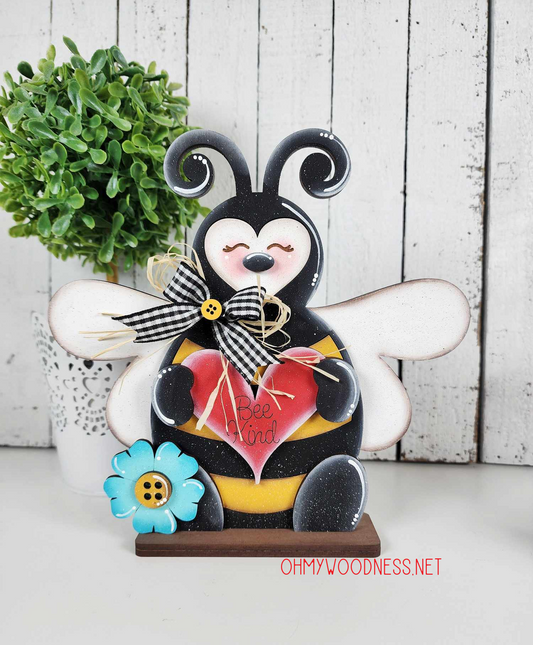 Honey Bee Shelf Sitter - DIY