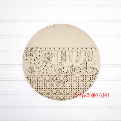 Berry Sweet round - DIY