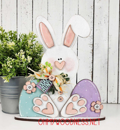 Prim Bunny Shelf Sitter - DIY
