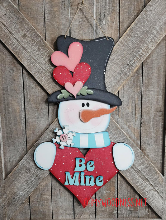Snowman Door Hanger - DIY