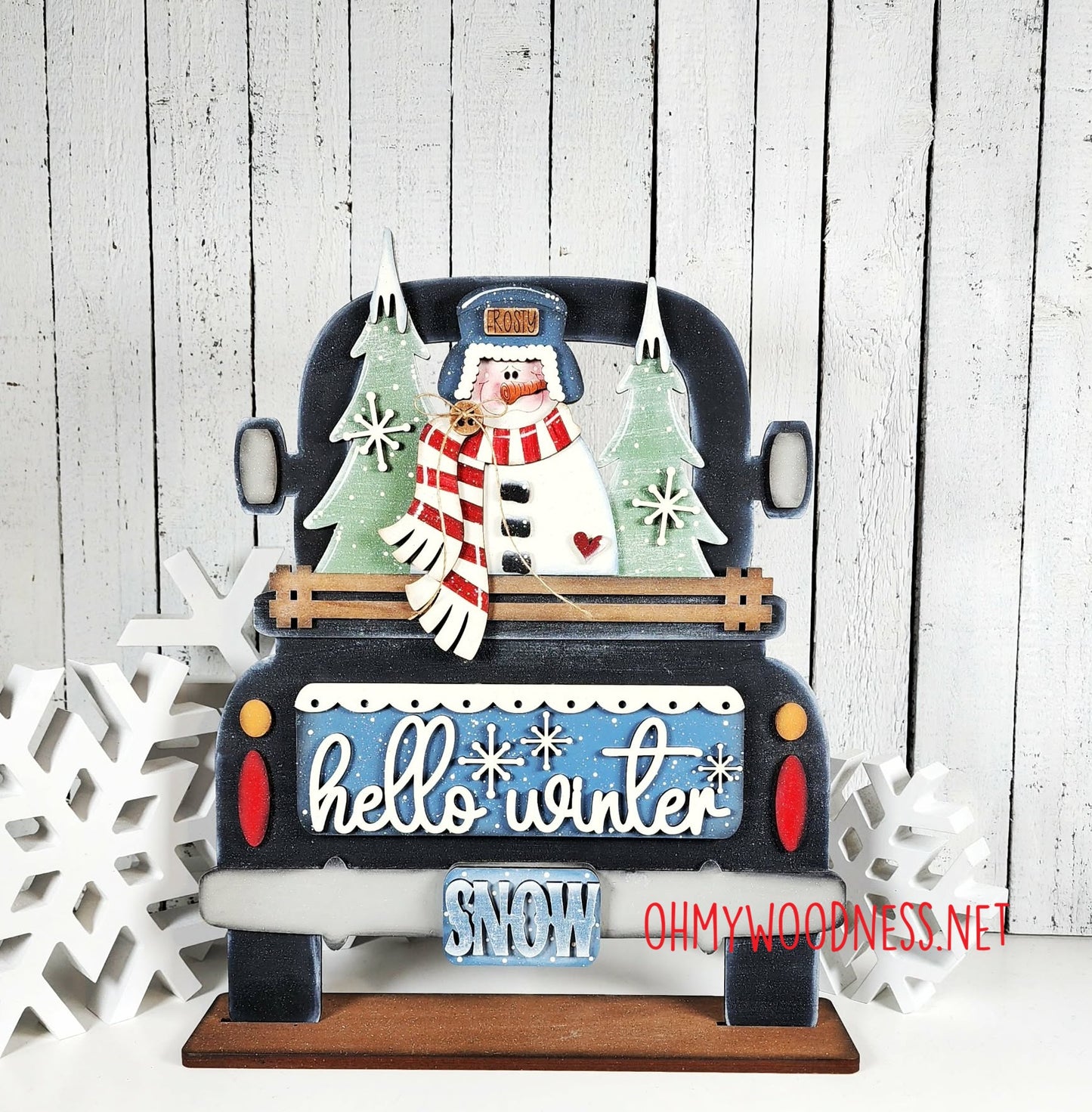 Welcome Winter Breadboard/Truck Insert