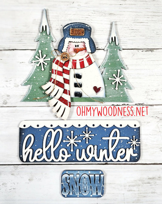 Welcome Winter Breadboard/Truck Insert