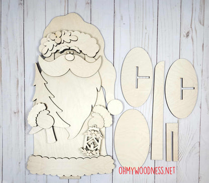 Woodland Santa Shelf Sitter - DIY