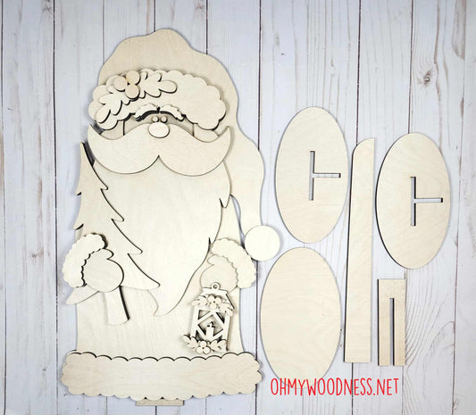 Woodland Santa Shelf Sitter - DIY